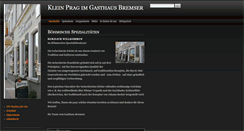 Desktop Screenshot of gasthausbremser.de